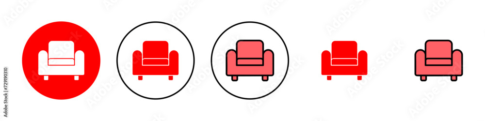 Sofa icon set illustration. sofa sign and symbol. furniture icon Sofa icon set illustration. sofa sign and symbol. furniture icon