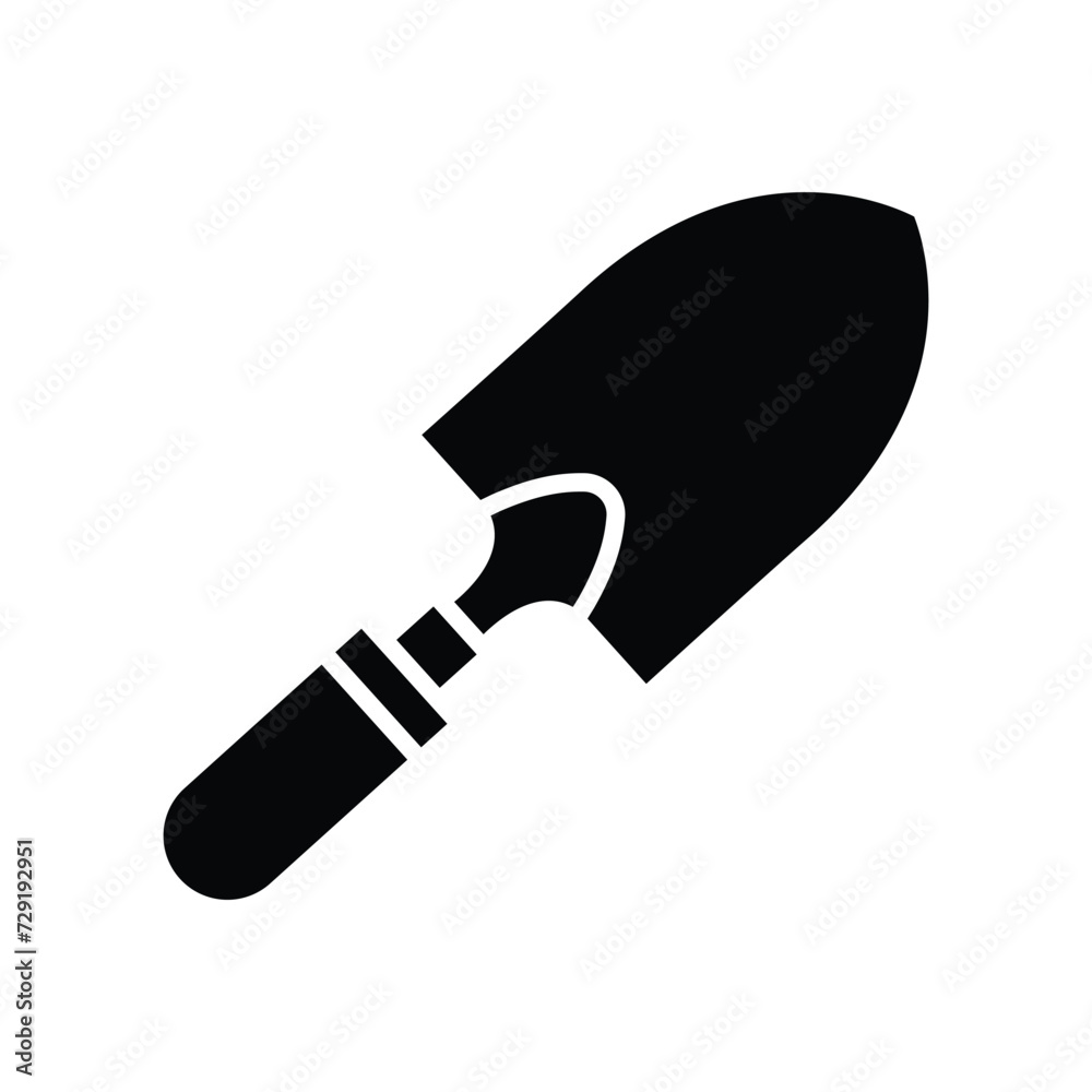 Trowel icon vector on trendy design Trowel icon vector on trendy design
