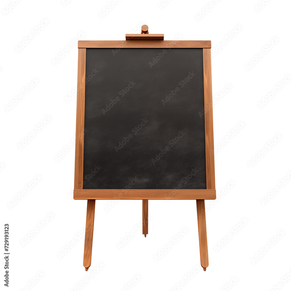 blank blackboard with wooden frame isolated on white blank blackboard with wooden frame isolated on white