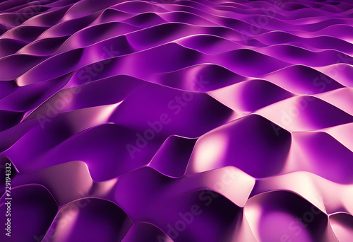 3D image of royal deep purple