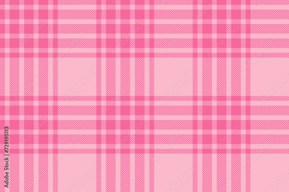 Plaid background, check seamless pattern in pink. Vector fabric texture for textile print, wrapping paper, gift card or wallpaper. Plaid background, check seamless pattern in pink. Vector fabric texture for textile print, wrapping paper, gift card or wallpaper.
