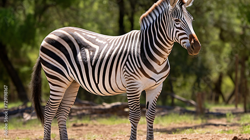 Male Grevys zebra photo