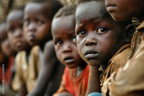starving african children photo