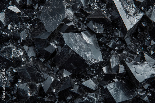 Pile of Black Glass in Close Proximity