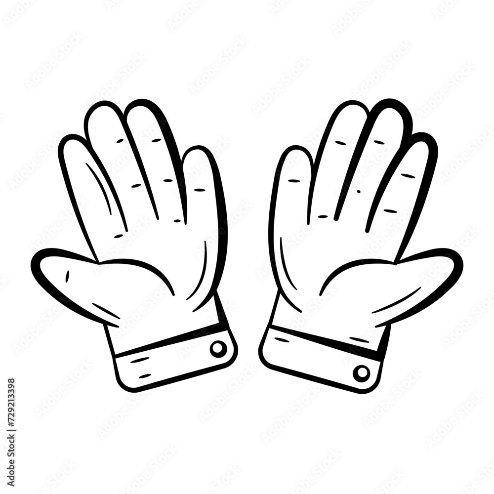 Hand Drawn Icon of Praying Hands..Outline Doodle Islamic Icon Collections Hand Drawn Icon of Praying Hands..Outline Doodle Islamic Icon Collections