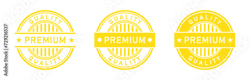 Premium quality label icon, vector illustration