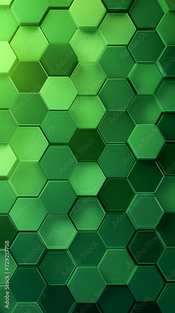 Green Hexagonal Background, geometric wallpaper Green Hexagonal Background, geometric wallpaper