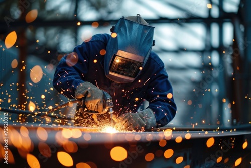 Photo of a professional welder © talkative.studio