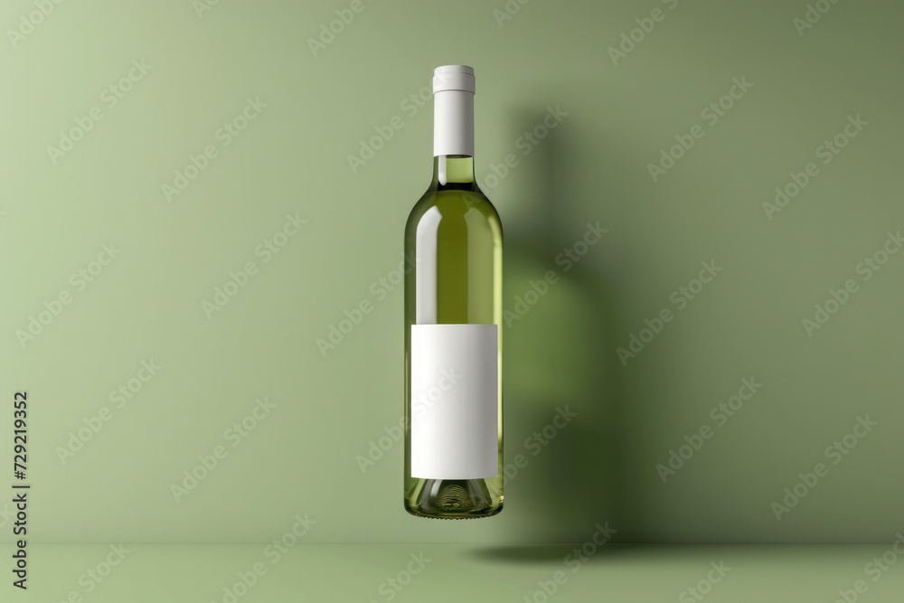 Bottle of Wine on Table Bottle of Wine on Table