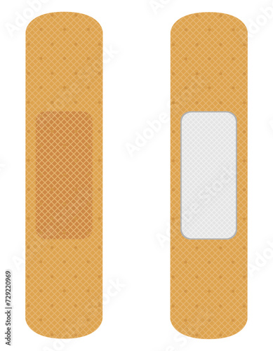 medical plaster for sealing the wounds stock vector illustration