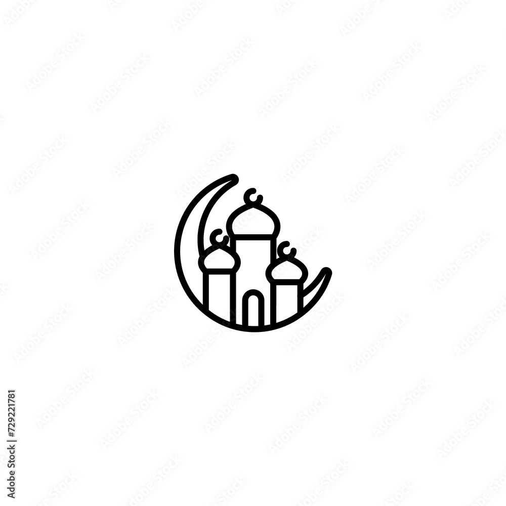 Ramadan icon, logo, shape, symbol, arts, design, icon