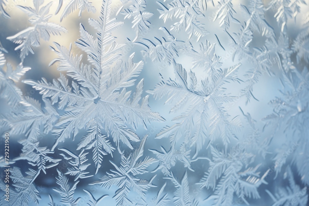 : The intricate patterns of frost on a windowpane, capturing the delicate beauty of winter mornings. : The intricate patterns of frost on a windowpane, capturing the delicate beauty of winter mornings.