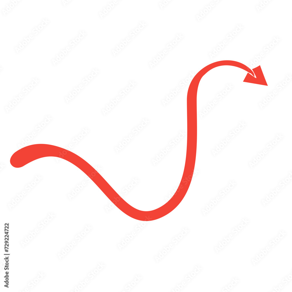 red devil tail vector element red devil tail vector element