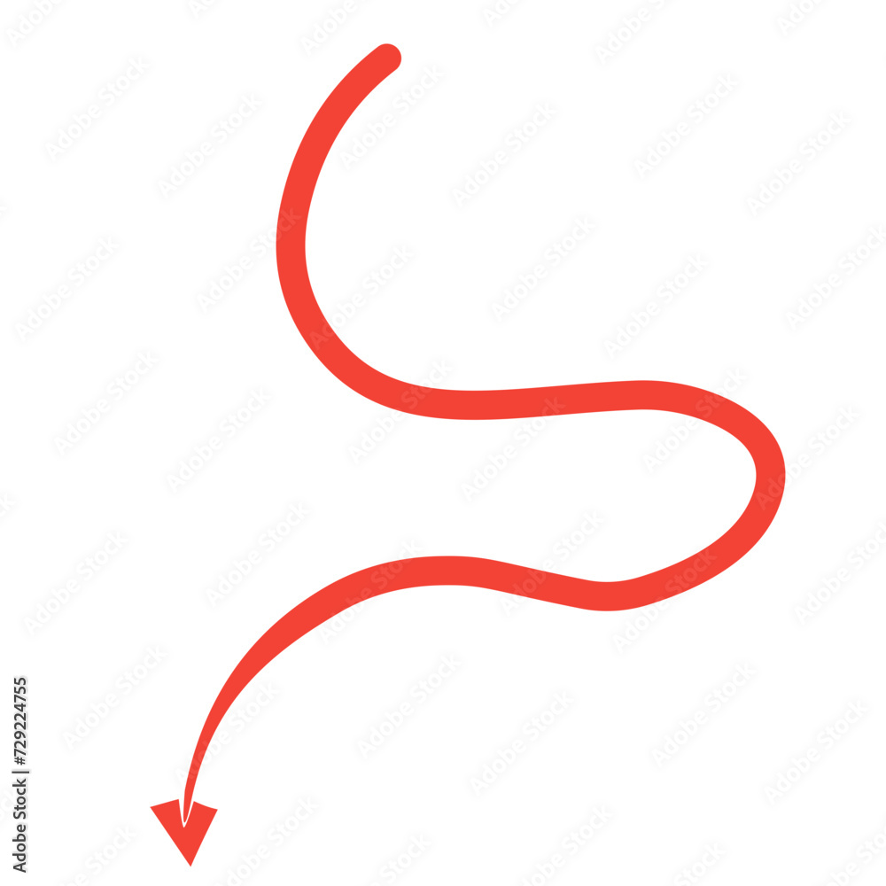 red devil tail vector element red devil tail vector element