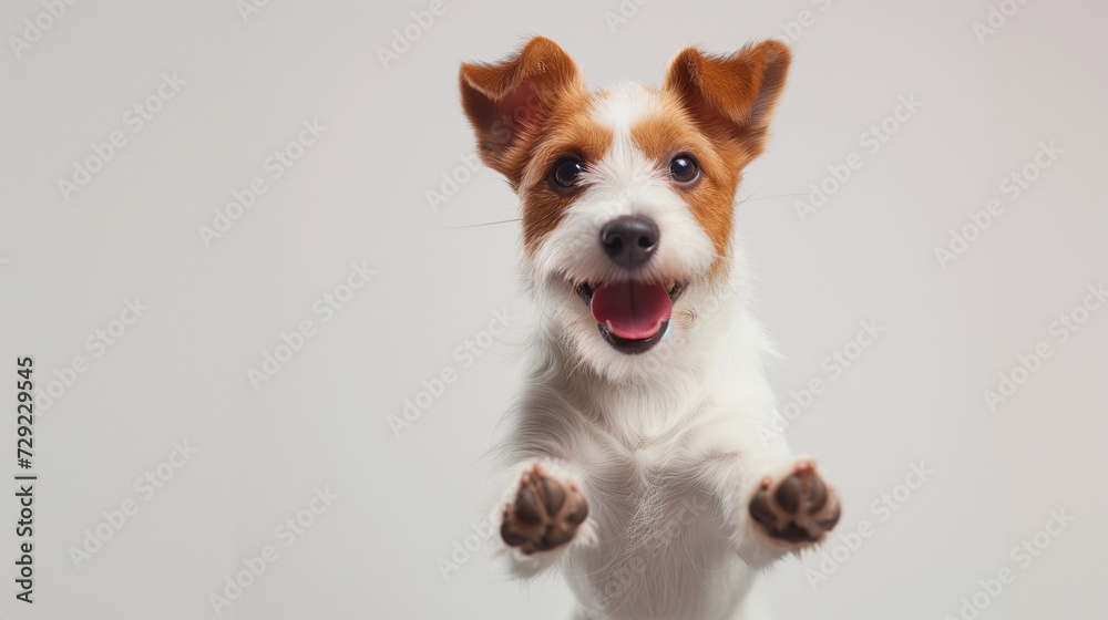 Joyful Canine Companion - A Portrait of Excitement