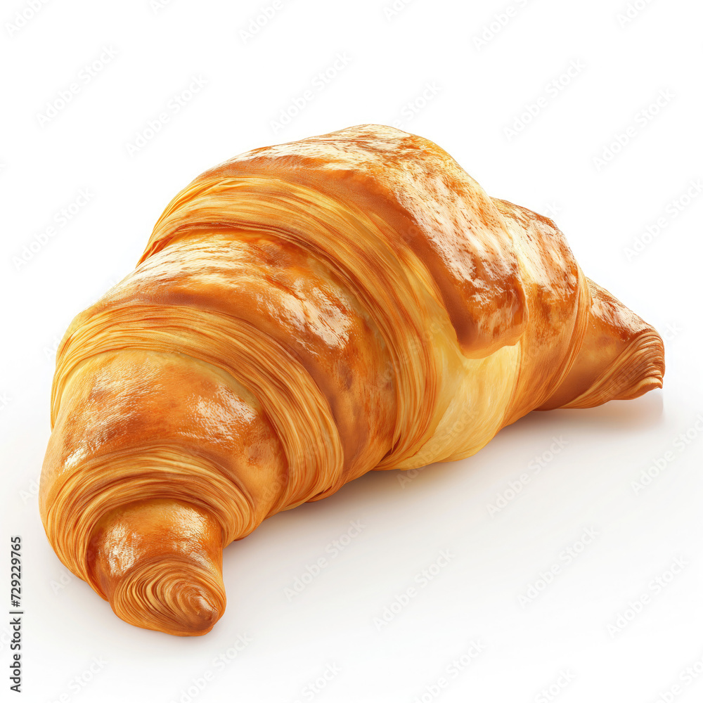 croissant isolated on white background croissant isolated on white background