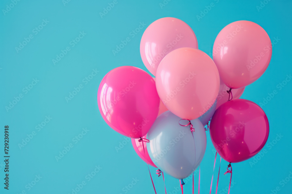 Colorful Balloons Floating in the Air Colorful Balloons Floating in the Air