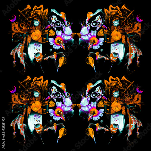 Digital abstract pattern art 1 (ID: 729231905)