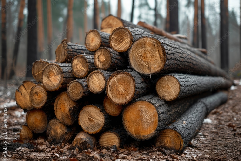 Logging industry photo