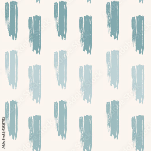 abstract pastel blue brush stroke seamless pattern illustration