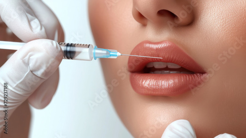 Close-Up of a Person Receiving an Injection