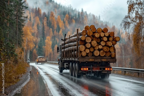 Logging industry photo