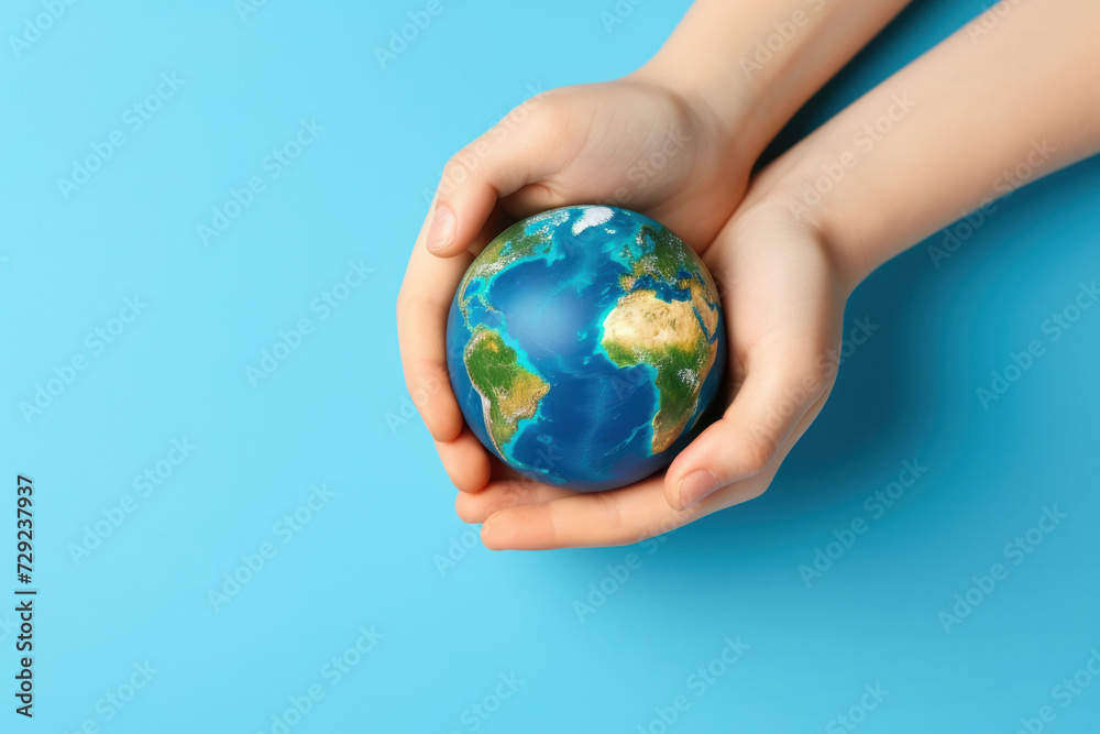 Person Holding Small Earth in Hands Person Holding Small Earth in Hands