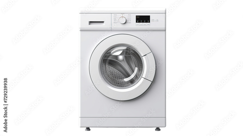 washing machine isolated on transparent background