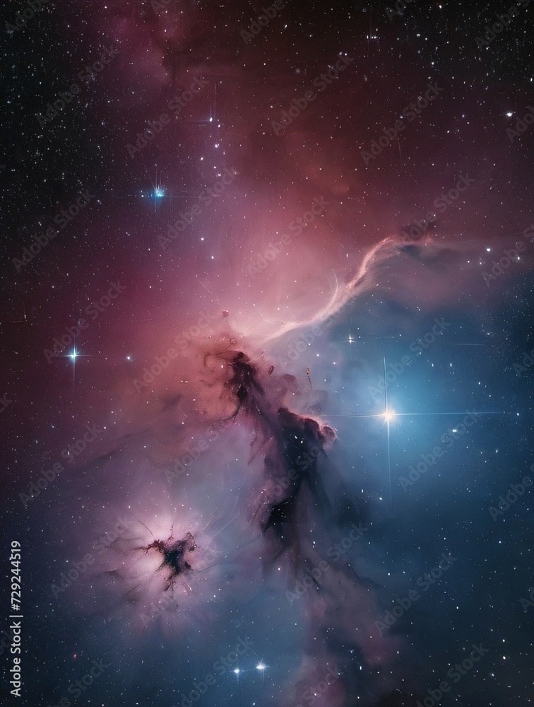 Obraz premium Photo Of Background With Stars And Nebula