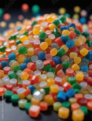 Photo Of Ecofriendly Plastic Granules On A Table