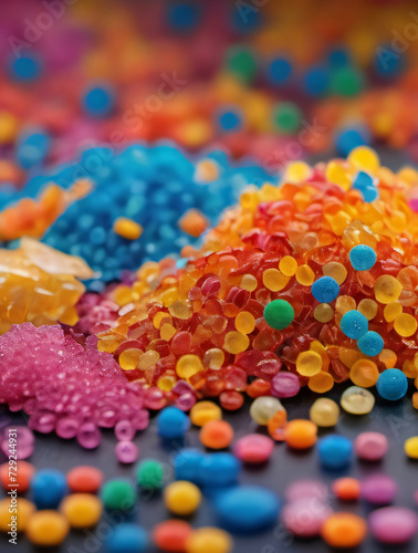 Photo Of Colorful Plastic Granules