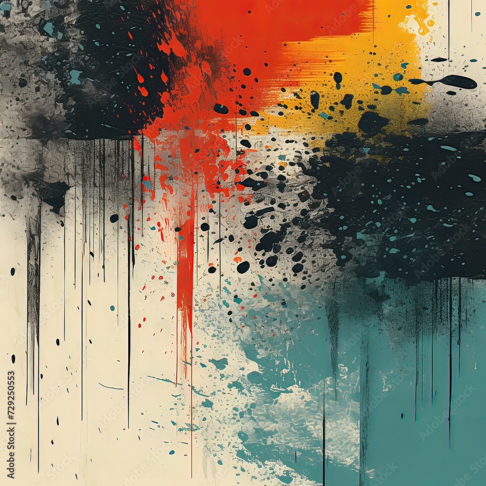 Fototapeta premium Grunge style texture background, Generative ai.