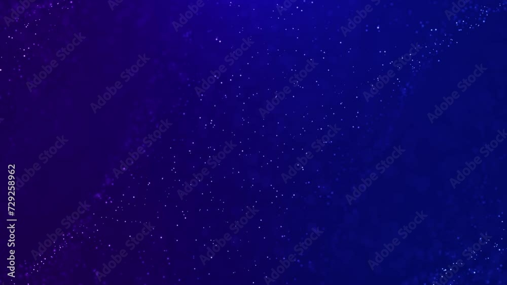 Soft Flowing Particles Blue And Purple Loop Background