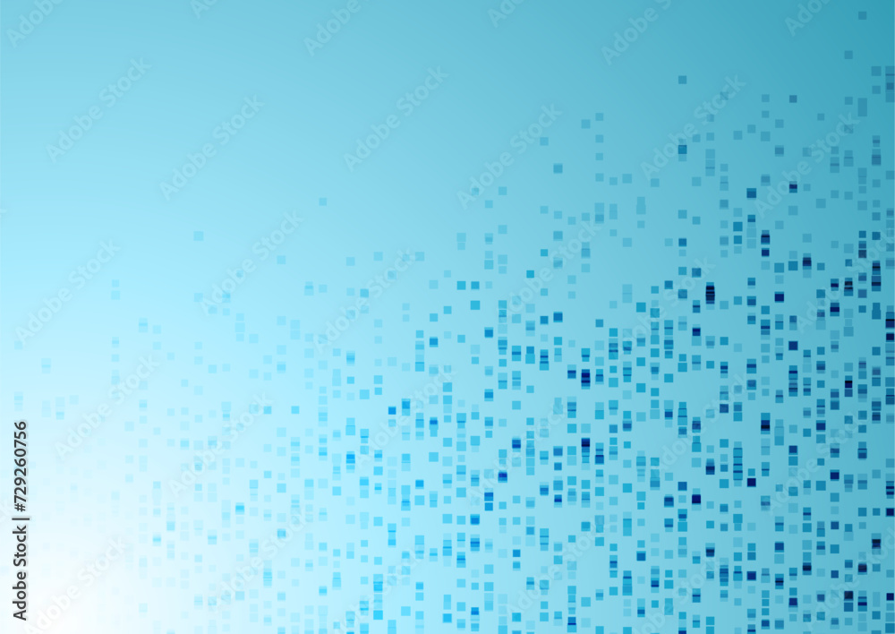 Bright blue minimal dotted square lines abstract background. Geometric tech concept vector design Bright blue minimal dotted square lines abstract background. Geometric tech concept vector design
