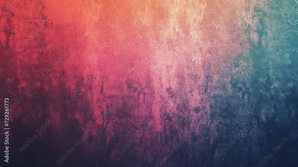 Grunge retro grainy wall abstract background. Generative AI