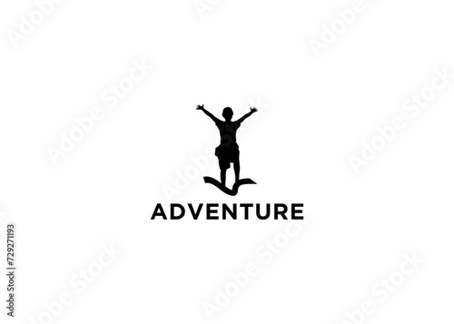 people adventure logo, design, Vector, illustration, Creative icon, template