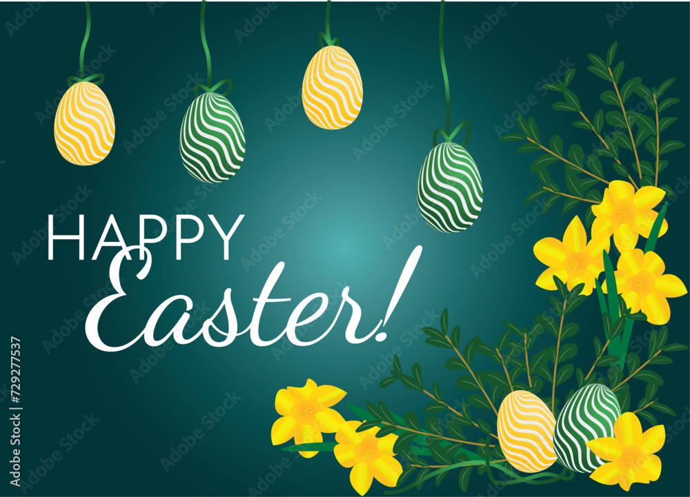 Grafika na Wielkanoc Happy Easter