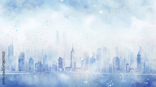 city view high narrow background