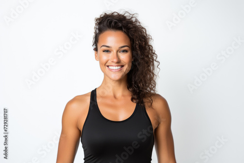 beautiful person wearing sport or fitness clothes