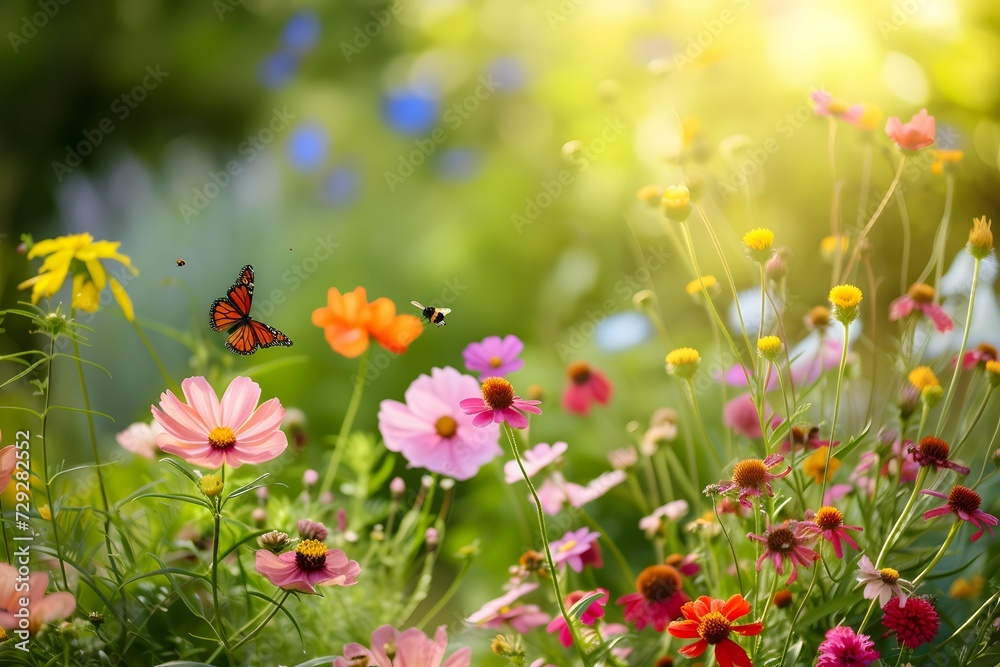 flowers in the meadow flowers in the meadow
