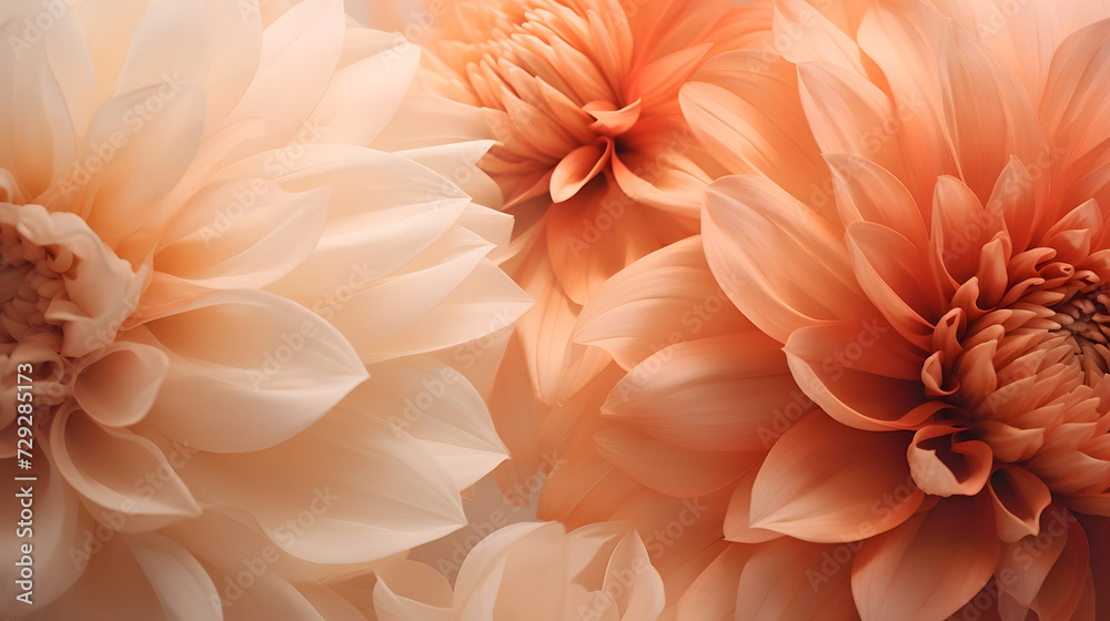 floral background, warm shades, dahlias floral background, warm shades, dahlias