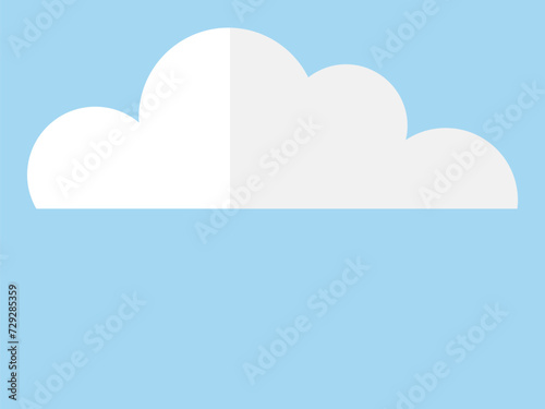 Cloud vector illustration. The atmosphere, adorned with clouds, transforms into canvas ever-shifting art Meteorology delves into science clouds, deciphering their atmospheric dance