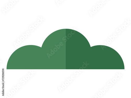 Bush vector illustration. The bush concept encapsulates vibrancy and diversity botanical life Wild plant thickets serve as natural refuge for variety wildlife Planting leafy shrubbery enhances natural