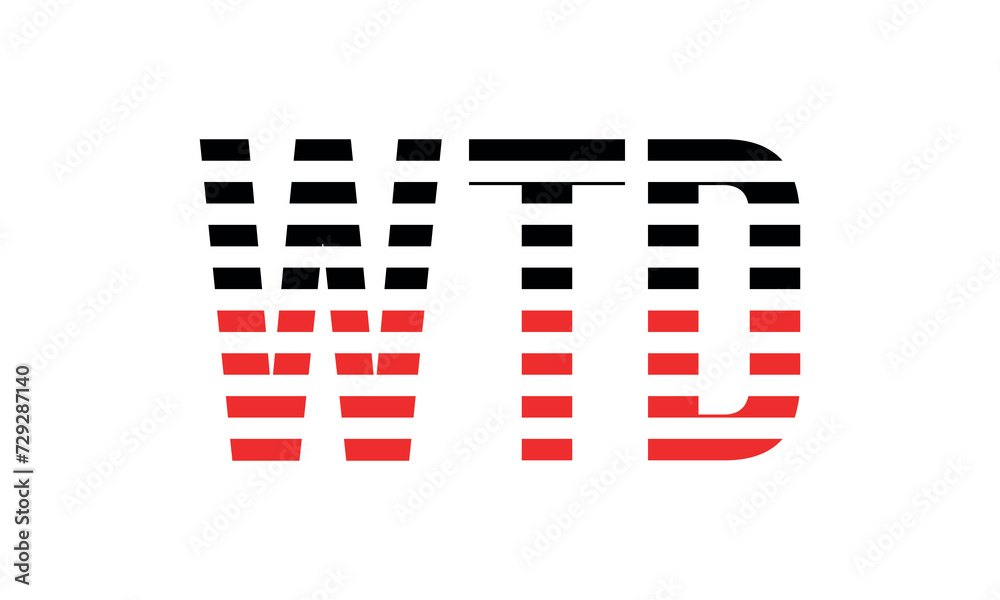 WTD three initial letter iconic line negative space minimal logo design vector template. monogram, abstract, wordmark, business, typography, minimalist, brand, company, flat, modern, unique, simple WTD three initial letter iconic line negative space minimal logo design vector template. monogram, abstract, wordmark, business, typography, minimalist, brand, company, flat, modern, unique, simple