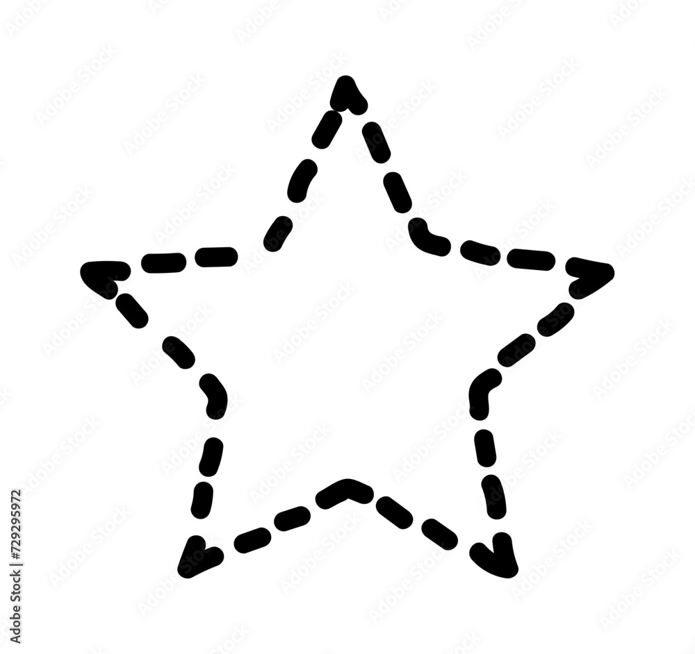 Doodle star. Hand drawn scribble sketch icon. Grunge line handdrawn star Doodle star. Hand drawn scribble sketch icon. Grunge line handdrawn star