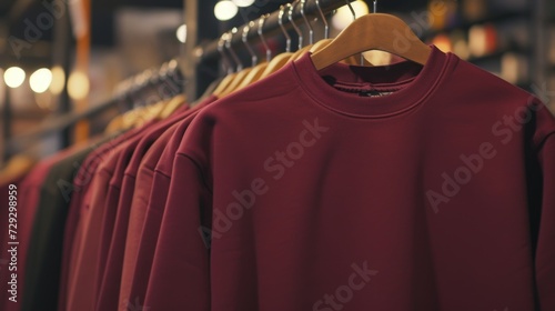 Selection of Sweatshirts on Display