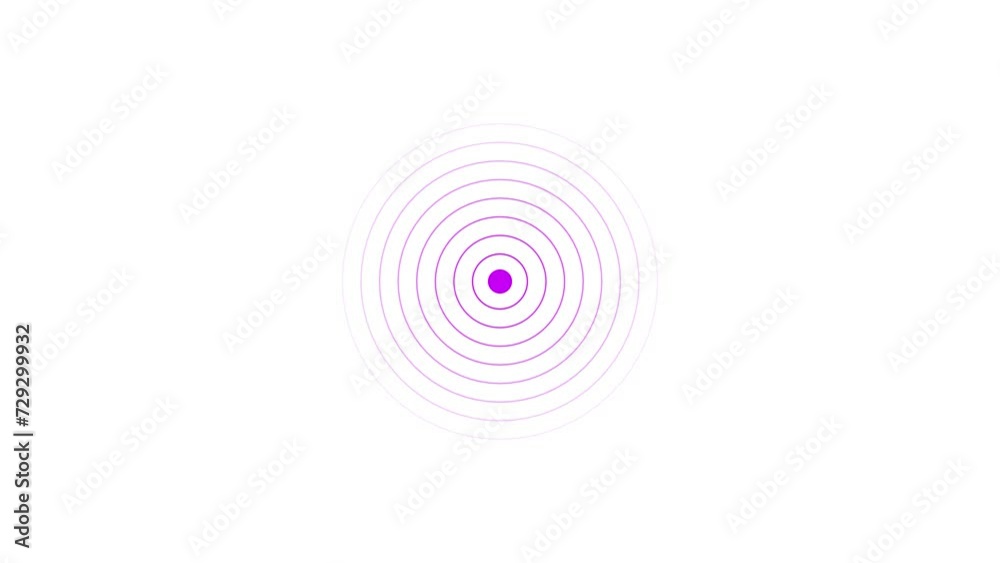 Abstract radio waves signal animation background Abstract radio waves signal animation background