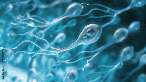 Sperm reach the egg