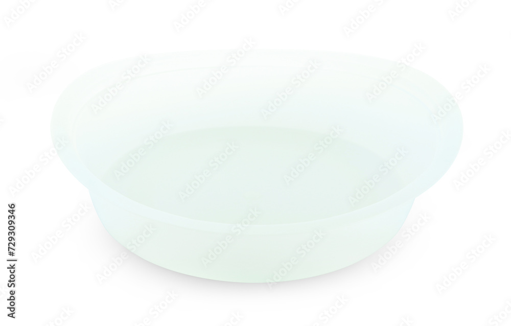 plastic empty bowl isolated on white background. plastic empty bowl isolated on white background.