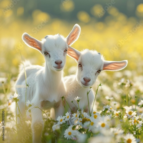 goat on a meadow